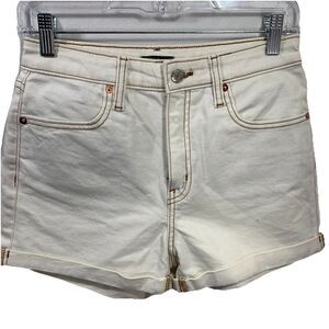 Wild Fable High Rise White Denim Jean Shorts Women Size 0/25R Casual‎